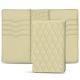 皮制护照夹 - 8卡（信用卡）装 - Beige - Couture ( Nappa - Pantone 7502C ) 