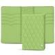 Custodia in cuoio per passaporto - 8 carte di credito - Vert olive - Couture ( Nappa - Pantone 578U ) 