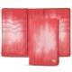 Etui passeport - 8 cartes de crédit - Rose Patine