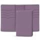 Estuche de piel para pasaporte - 8 tarjetas de crédito - Lilas PU