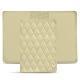 Leather passport case - Beige - Couture ( Nappa - Pantone 7502C ) 