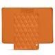 Bolsa em pele para passaporte - Orange - Couture ( Nappa - Pantone 1495U ) 