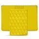 Bolsa em pele para passaporte - Jaune fluo - Couture