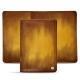Leather passport case - Doré Patine