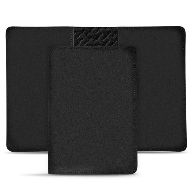 Estuche de piel para pasaporte - Noir PU