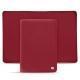 Estuche de piel para pasaporte - Rouge passion