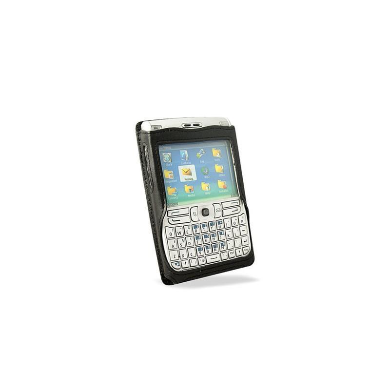 硬质真皮保护套 Nokia E61 - E62  Design B - Noir ( Nappa - Black ) 