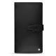 Porte-documents de voyage en cuir - Noir ( Nappa - Black ) 