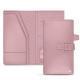 Porte-documents de voyage en cuir - Rose ( Nappa - Pantone 2365C ) 