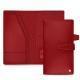 Pasta para documentos de viagem - pele - Rouge ( Nappa - Pantone 199C ) 