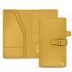 Leather travel wallet - Mimosa ( Pantone 141C ) 