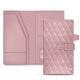 Cartera de viaje en piel - Rose - Couture ( Nappa - Pantone 2365C ) 