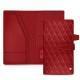 Pasta para documentos de viagem - pele - Rouge - Couture ( Nappa - Pantone 199C ) 