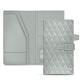 Pasta para documentos de viagem - pele - Gris - Couture ( Nappa - Pantone W428C ) 