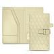 トラベル書類ホルダー -  レザー製 - Ivoire - Couture ( Sleek P C12 - White ) 