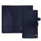 Porte-documents de voyage en cuir - Cobalt - Couture ( Pantone 2766C ) 