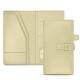 Pasta para documentos de viagem - pele - Beige PU