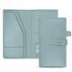 Leather travel wallet - Bleu Ciel PU