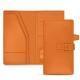 Pasta para documentos de viagem - pele - Orange PU