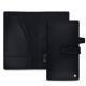 Leather travel wallet - Noir élégant