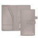 Leather travel wallet - Taupe innocent