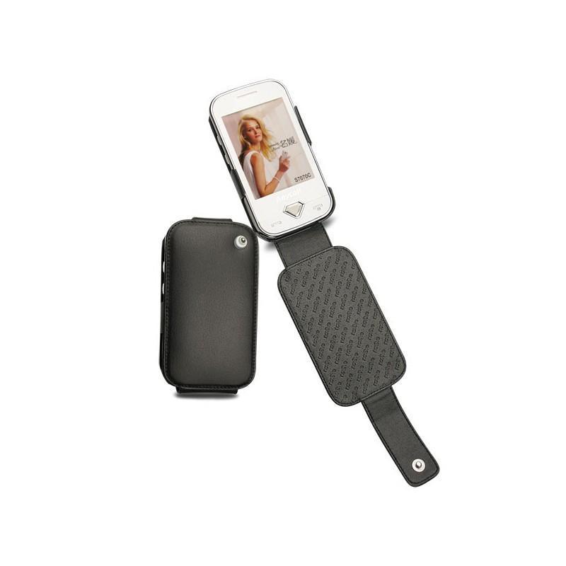 Lederschutzhülle Samsung GT-S7070 Diva  - Noir ( Nappa - Black ) 