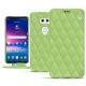 Funda de piel LG V30 - Vert olive - Couture ( Nappa - Pantone 578U ) 