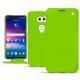가죽 커버 LG V30 - Vert fluo