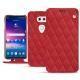 Funda de piel LG V30 - Rouge troupelenc - Couture