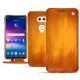 Custodia in pelle LG V30 - Orange Patine