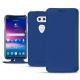 LG V30 leather case - Bleu Océan PU