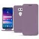 Housse cuir LG V30 - Lilas PU