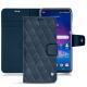 LG V30 leather case - Jean vintage - Couture