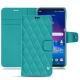 LG V30 leather case - Bleu fluo - Couture