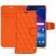 Capa em pele LG V30 - Orange fluo - Couture