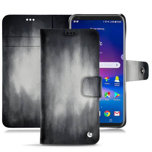 Lederschutzhülle LG V30Gris Patine