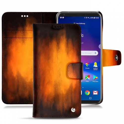 Lederschutzhülle LG V30Fauve Patine