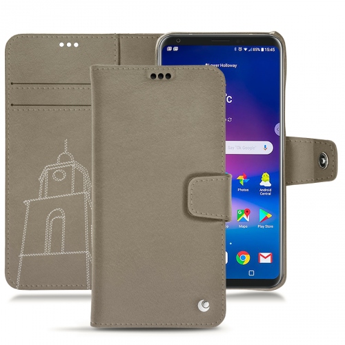 Funda de piel LG V30Darboun sabla ( Pantone #BCB1A1 )