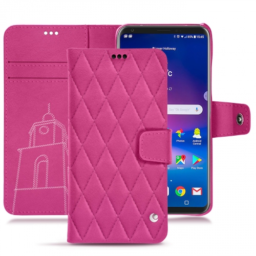 Custodia in pelle LG V30Rose BB - Couture ( Pantone #DB599F )