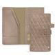 Leather travel wallet - Taupe vintage - Couture