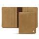 Leather case for business cards - 6 cards - Sable vintage ( Roughtcut - Gaucho#57254 ) 