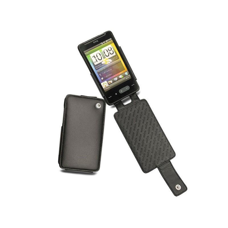 Custodia in pelle HTC HD mini  - Noir ( Nappa - Black ) 