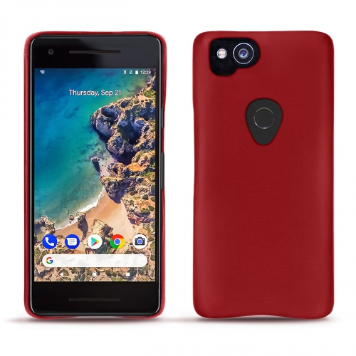 レザーケース Google Pixel 2Rouge ( Nappa - Pantone #d50032 ) 