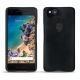 Coque cuir Google Pixel 2 - Dark vintage ( Roughtcut - Black#5256 ) 