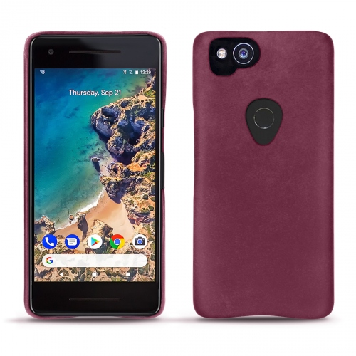 Google Pixel 2 leather casePrune vintage ( Pantone #612434 ) 