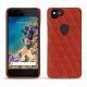 Google Pixel 2 leather cover - Noir ( Nappa - Black ) 