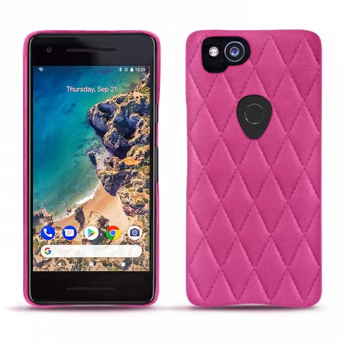 レザーケース Google Pixel 2Rose BB - Couture ( Pantone #DB599F )