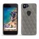 Coque cuir Google Pixel 2 - Acier vintage - Couture
