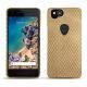 Coque cuir Google Pixel 2 - Serpent sabbia