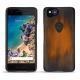 Google Pixel 2 leather cover - Noir ( Nappa - Black ) 